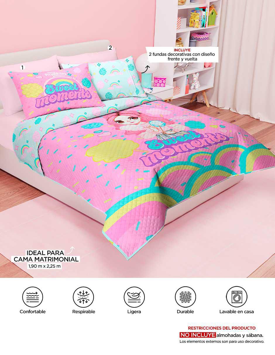 Set de colcha Mis Pastelitos Moments 4