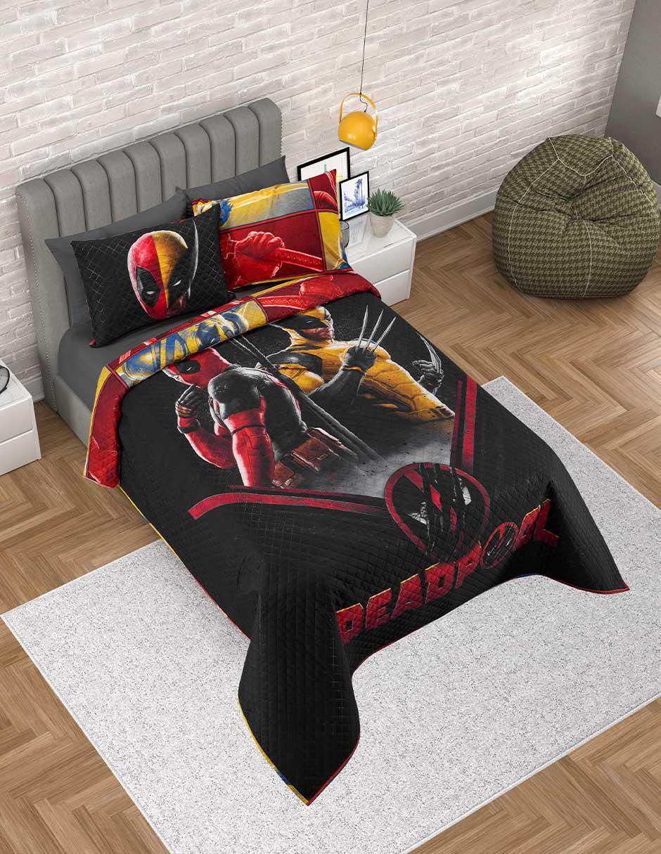 Set de colcha Providencia Deadpool Antihéroes