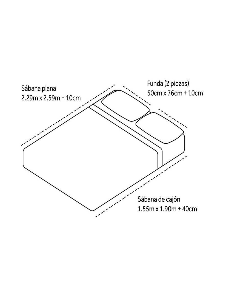 Juego de sábanas de microfibra original 6