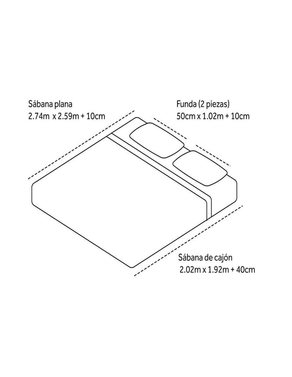 Juego de sábanas de microfibra original 7