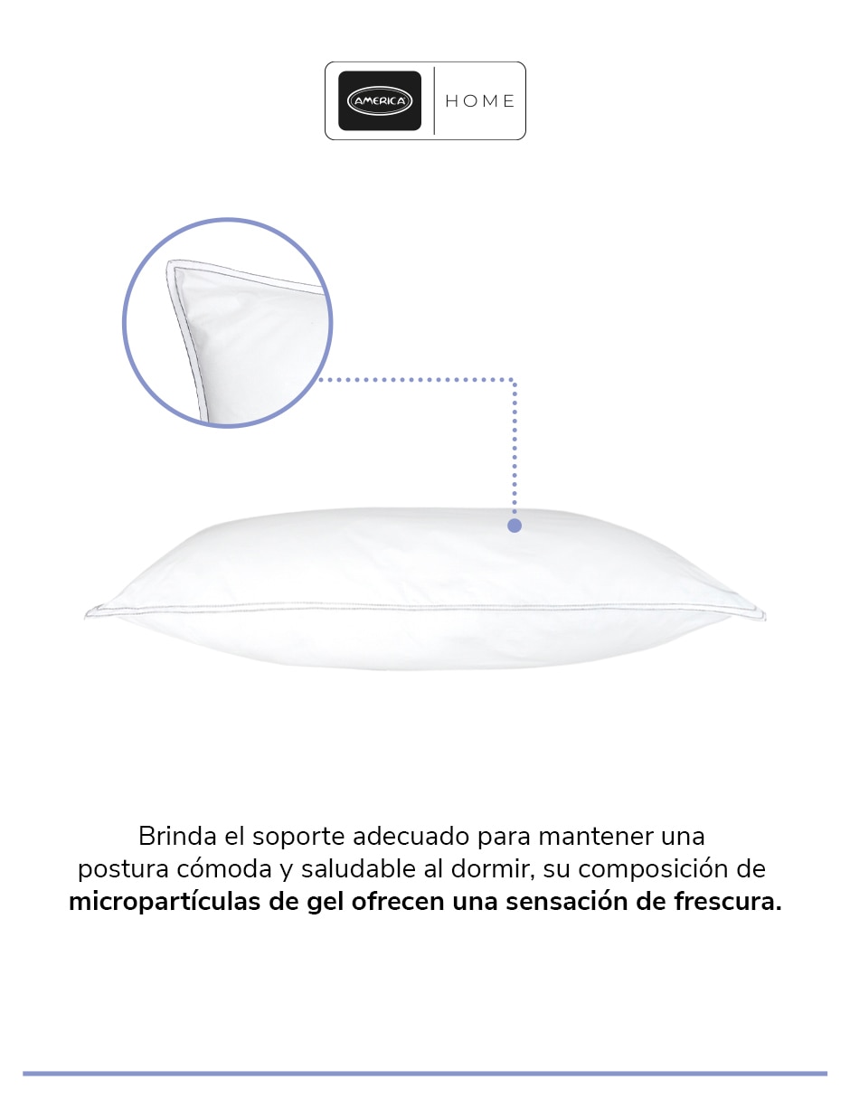 Almohada Holliday firmeza media