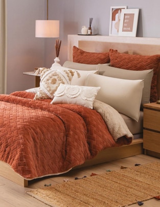 Cobertor Invernal Cozy Woods estampado geométrico