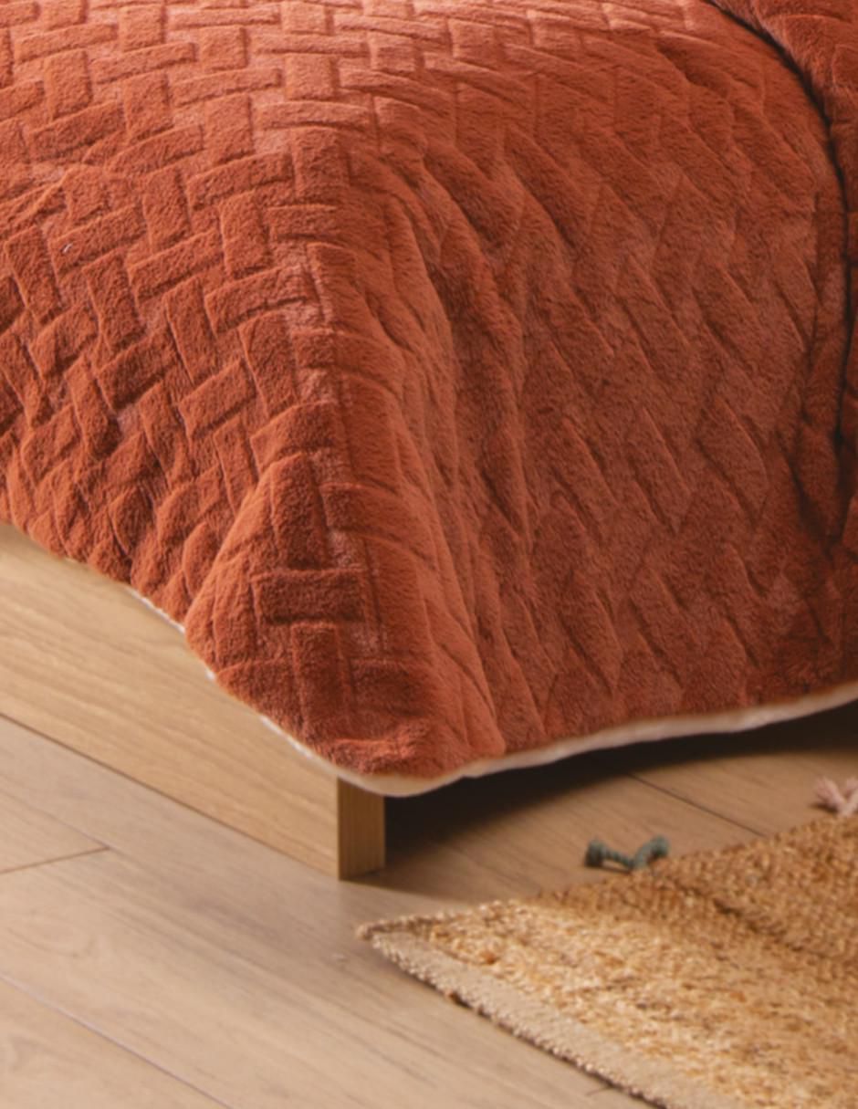 Cobertor Invernal Cozy Woods estampado geométrico