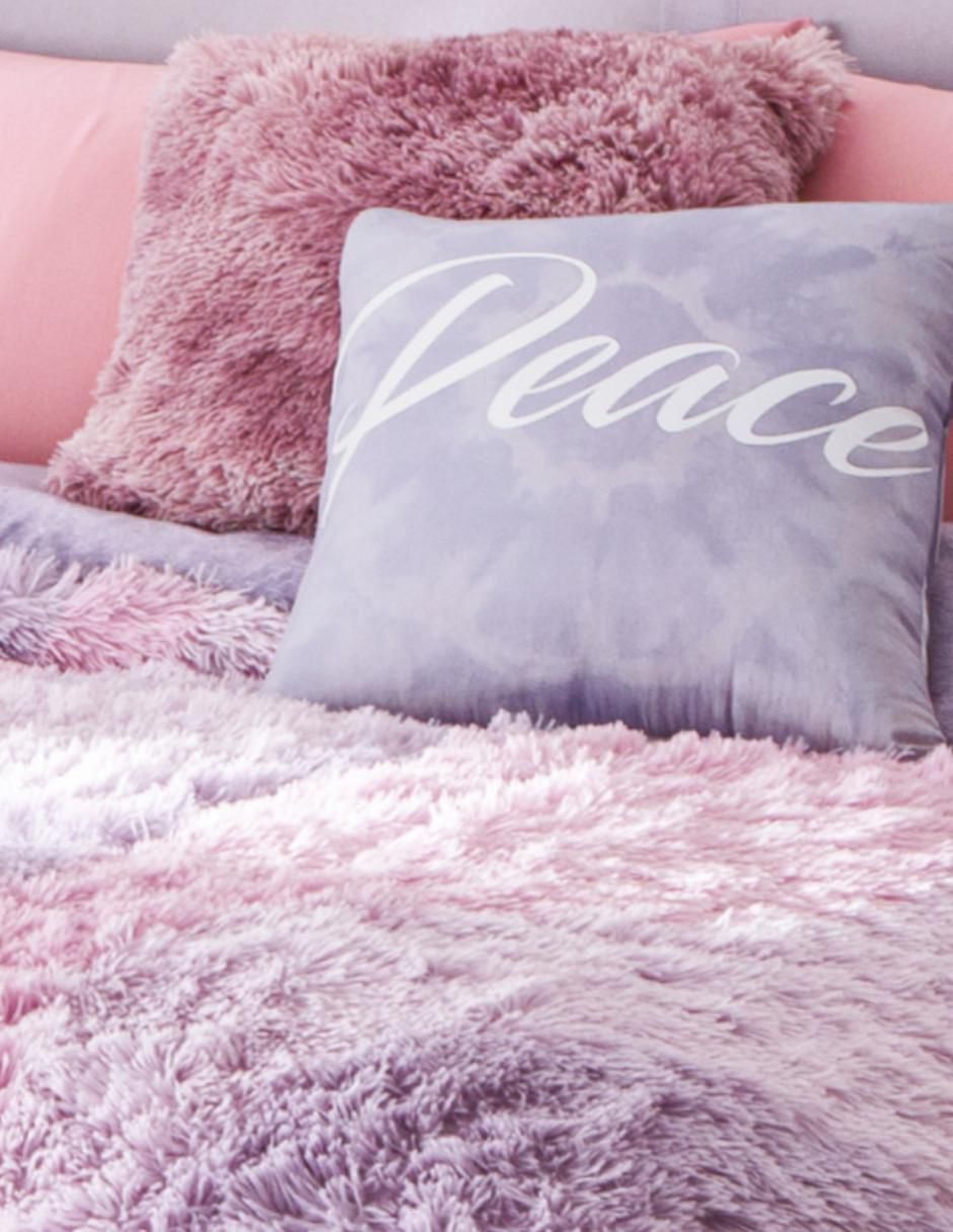 Cobertor Coquette Lilac Rosé estampado texturizado