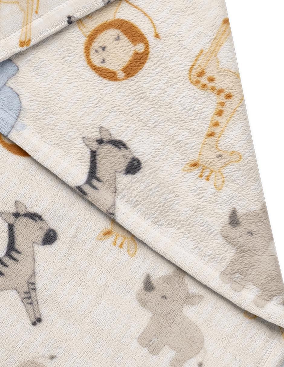 Cobertor estampado animal
