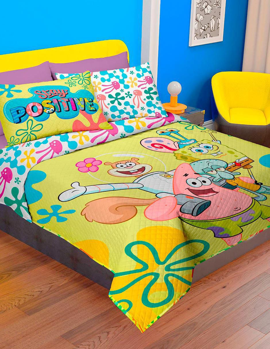 Set de colcha Providencia Bob Esponja Set de colcha Providencia Bob Esponja