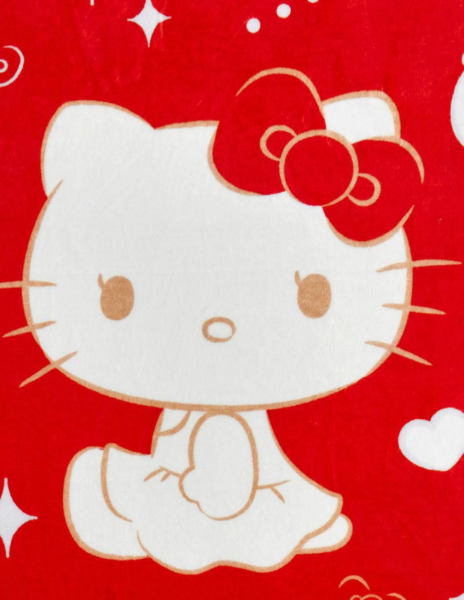 Frazada Hello Kitty 50 Aniversario 2