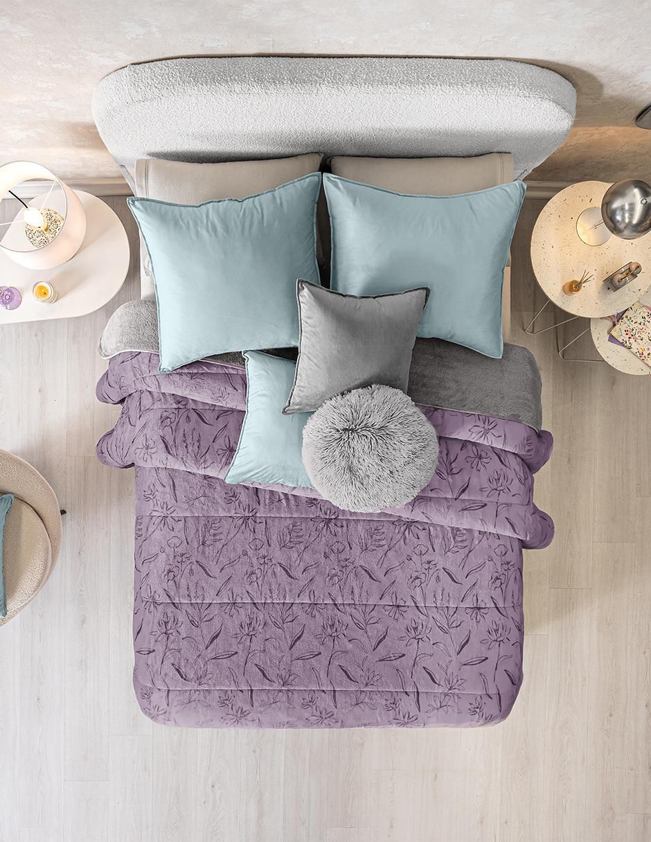 Cobertor estampado floral 3