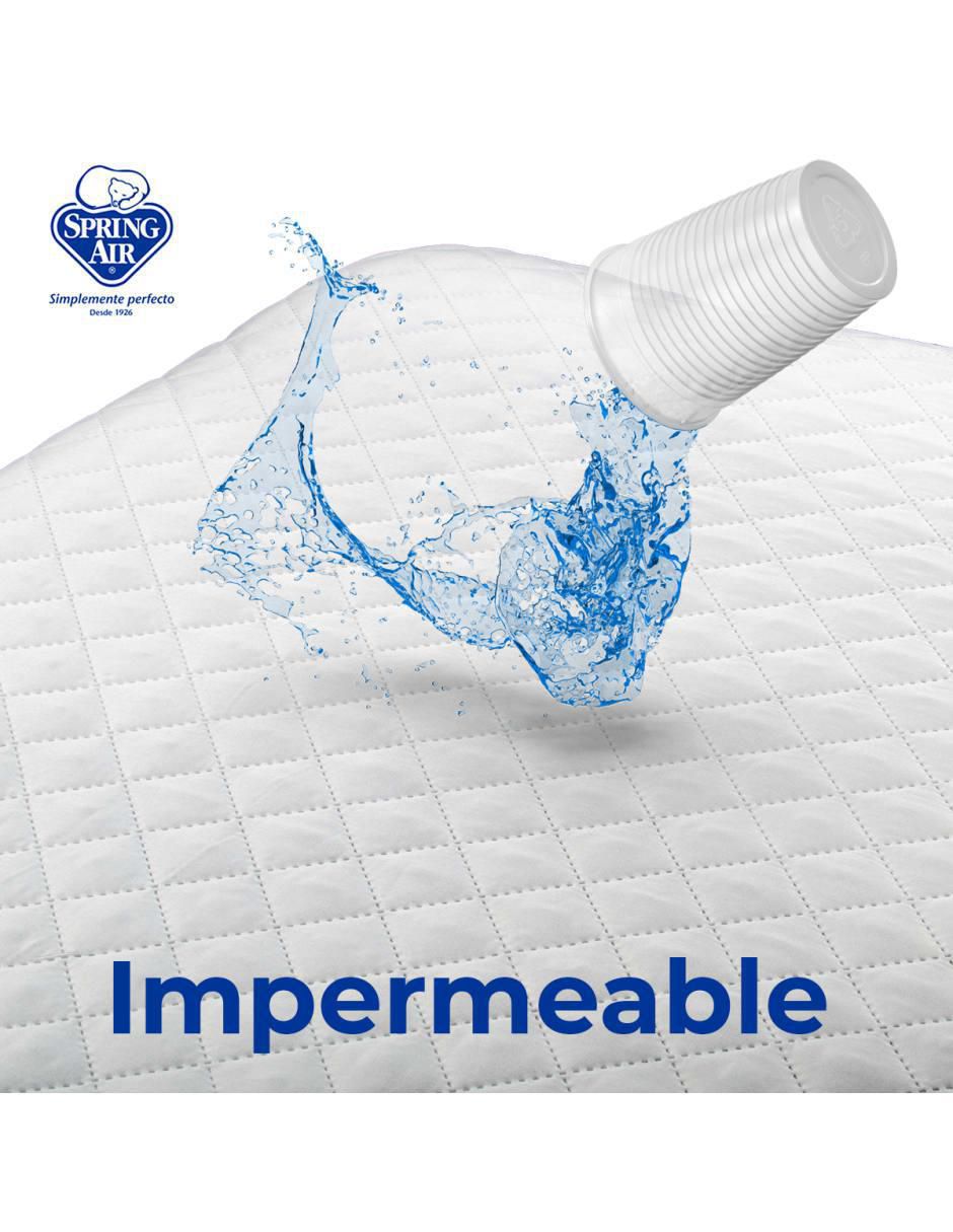 Protector de colchón impermeable repelente