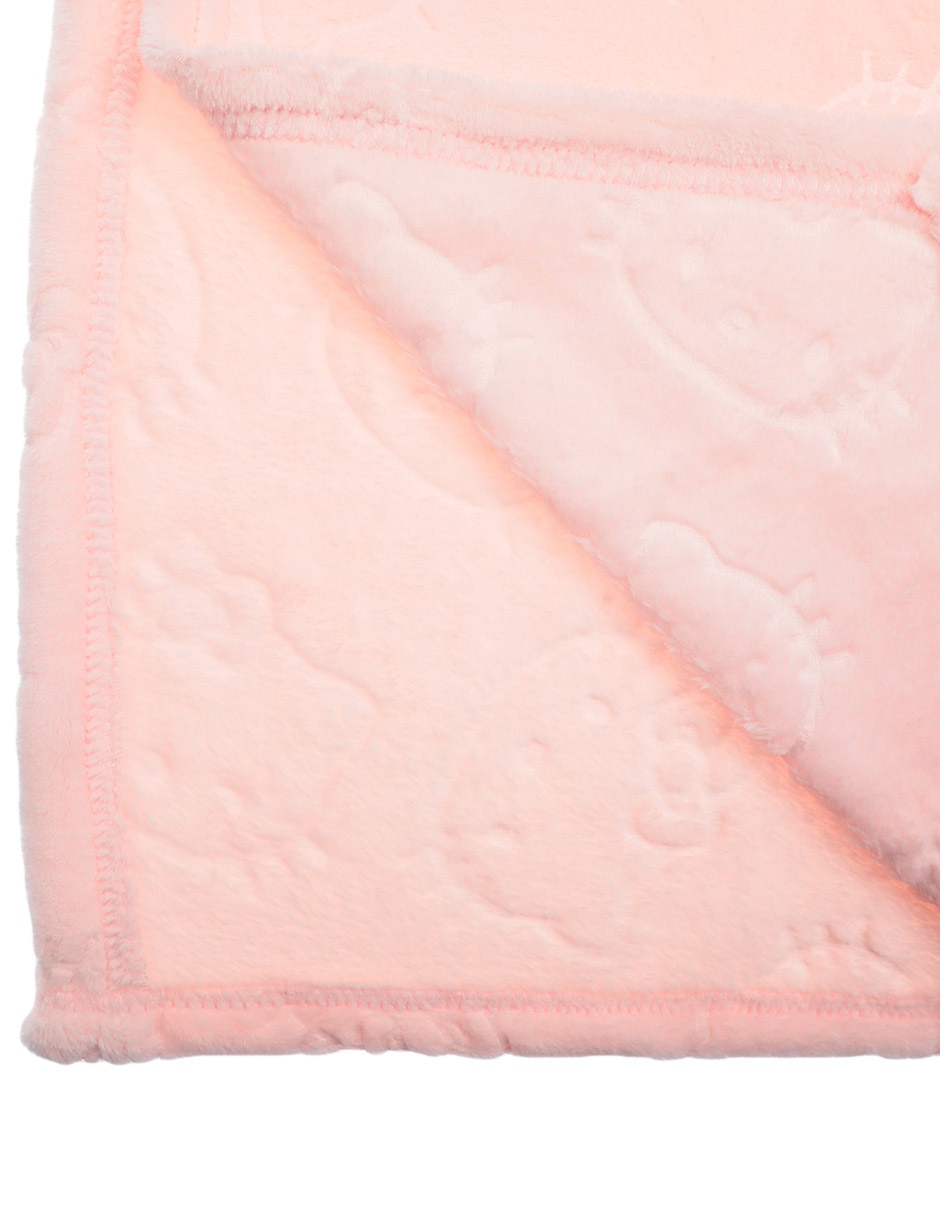 Frazada clásica de tejido punto Hello Kitty para niña