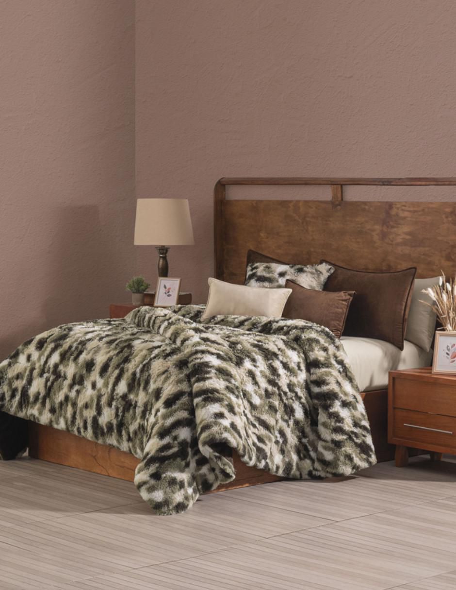 Cobertor Deluxe Leopard 3
