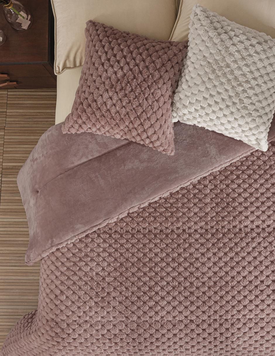 Cobertor Lux Rose Blush 3