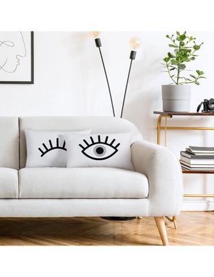 Cojín decorativo Kaltex Home Open And Shut Twin Pack