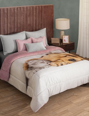 Cobertor Best Pet Friends estampado animal Cobertor Best Pet Friends estampado animal