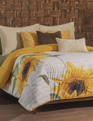 Cobertor Girasoles estampado floral Cobertor Girasoles estampado floral