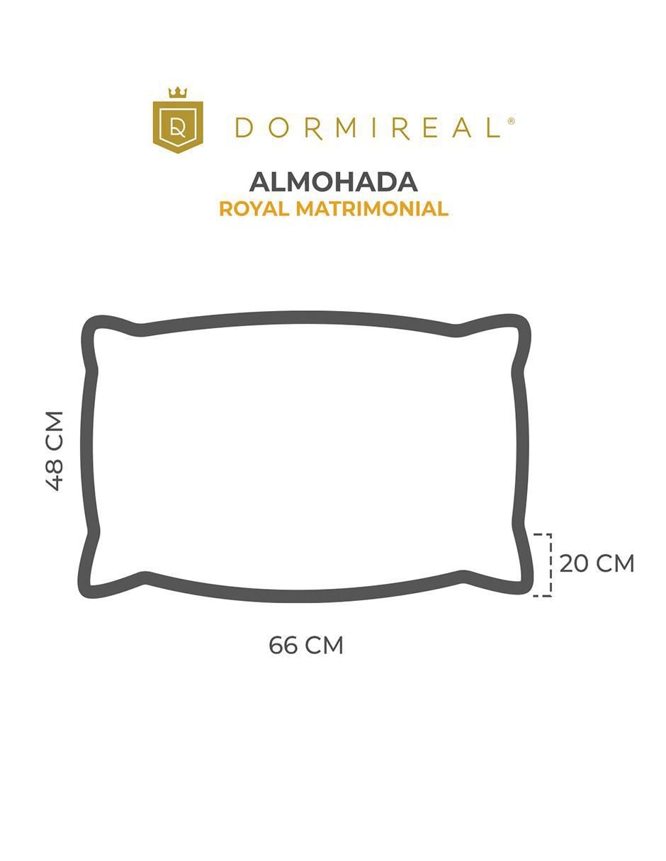 Almohada Royal Matrimonial firmeza media 6