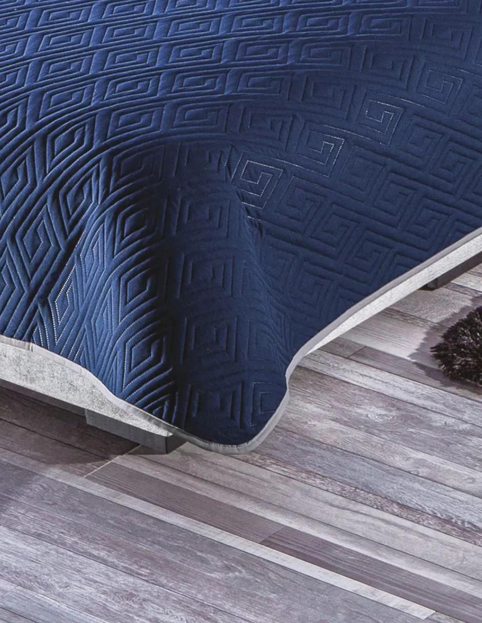 Colcha Concord Navy Steel