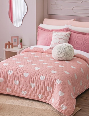 Colcha Pink Love Colcha Pink Love