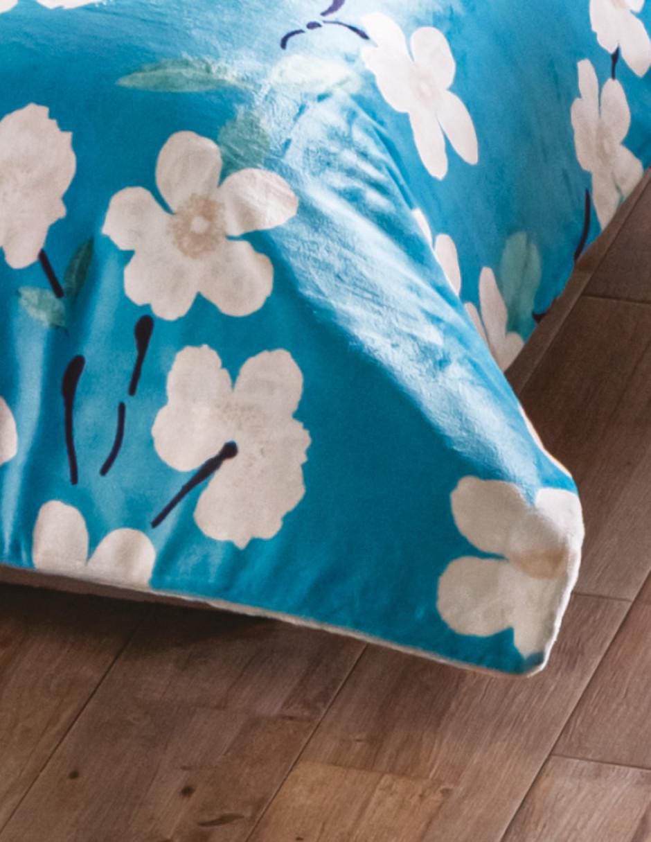 Cobertor Abrigo Floral estampado floral
