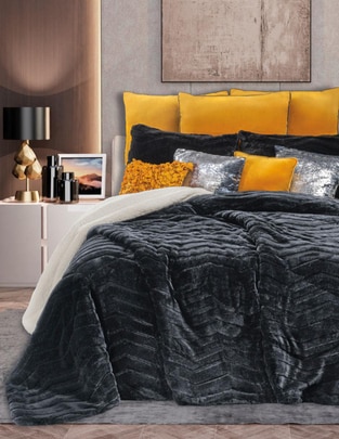 Cobertor Majestic Black Wolf 1
