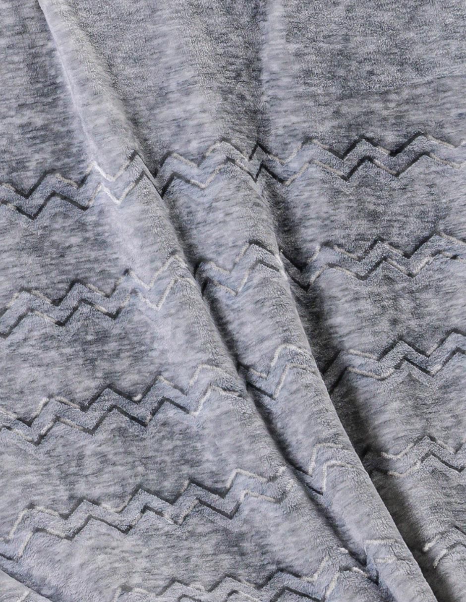 Cobertor Glaciar Ultra Fleece estampado texturizado