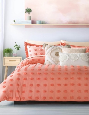 Set edredón Peach Fruzz Dots Set edredón Peach Fruzz Dots