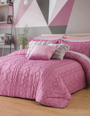 Set edredón Malva Rose Bohemio Set edredón Malva Rose Bohemio