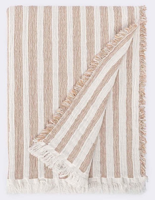 Frazada clásica de tejido plano Marea Stripe unisex
