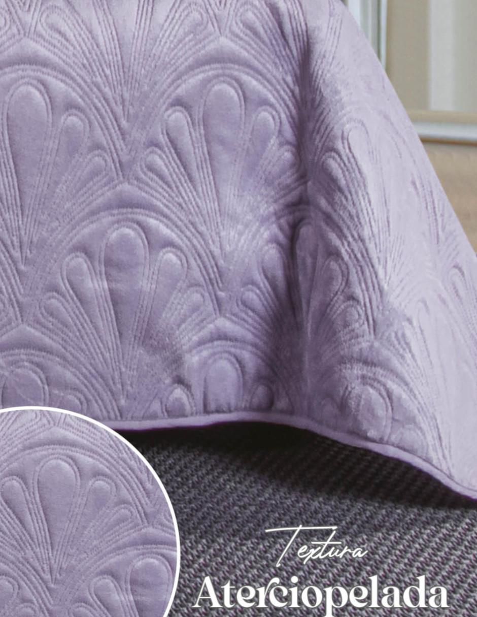 Set de colcha Velvet Lilac 2