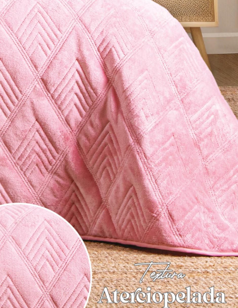 Set de colcha Velvet Bubblegum 2