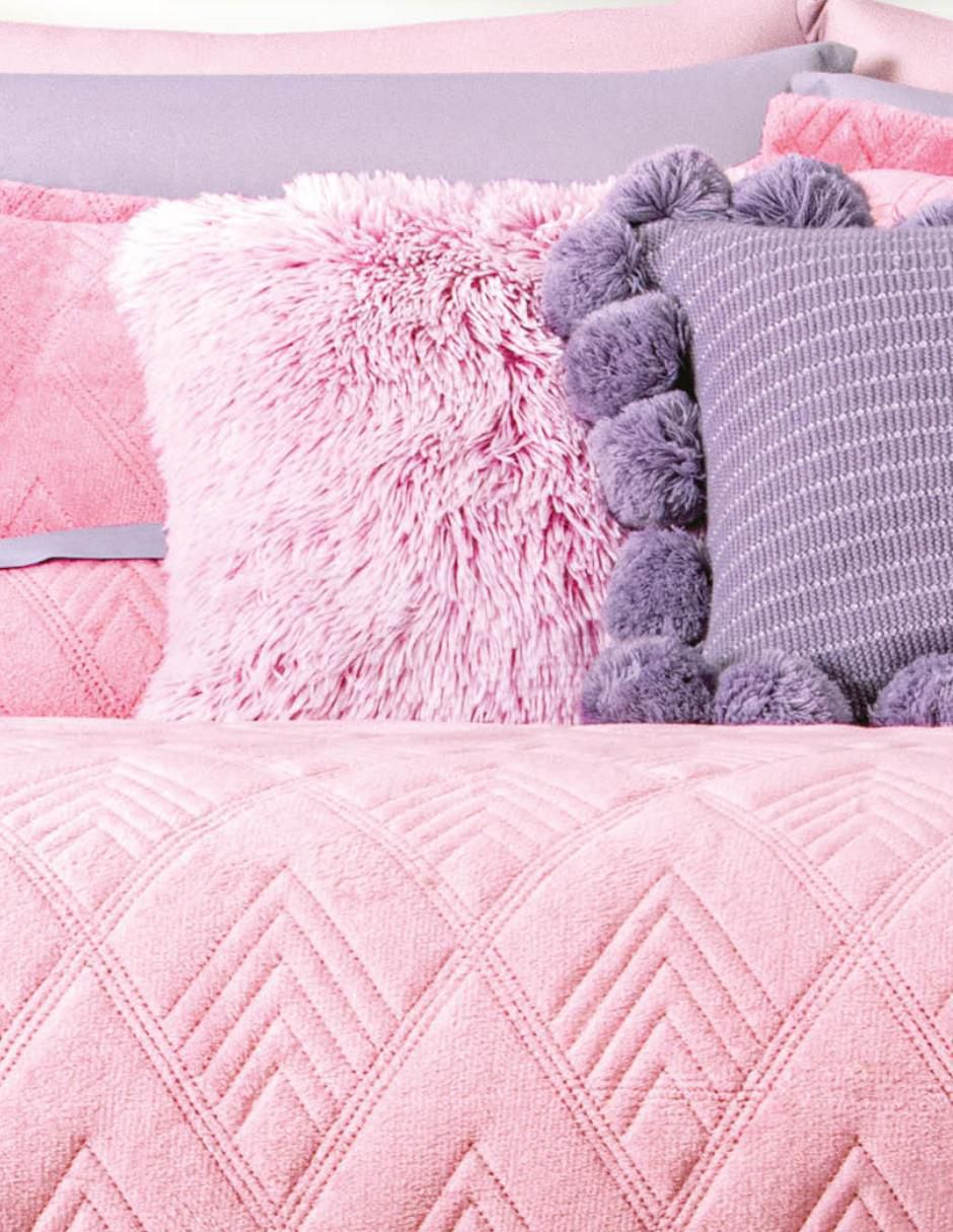 Set de colcha Velvet Bubblegum 3