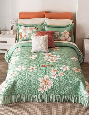 Set de colcha Greenery