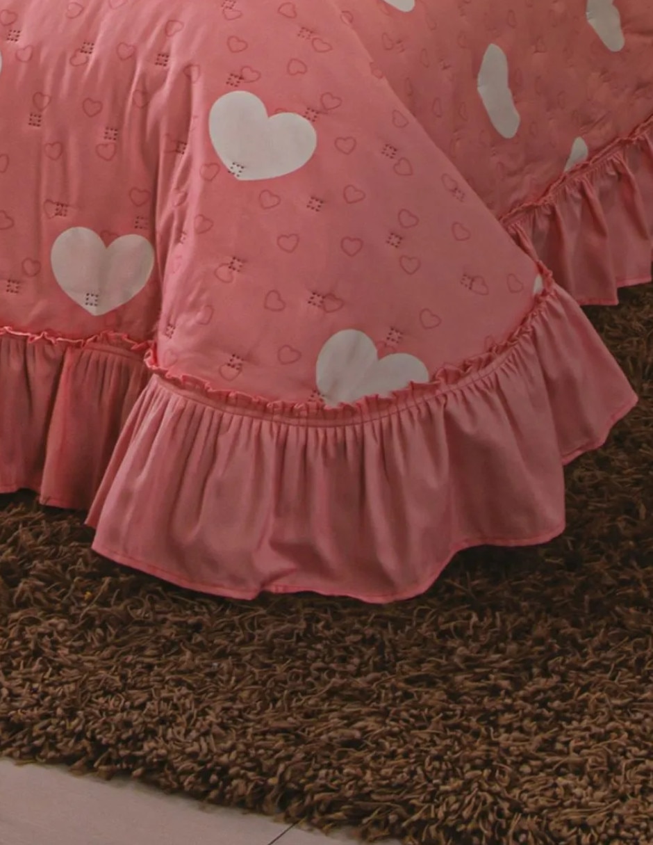 Set de colcha Corazones