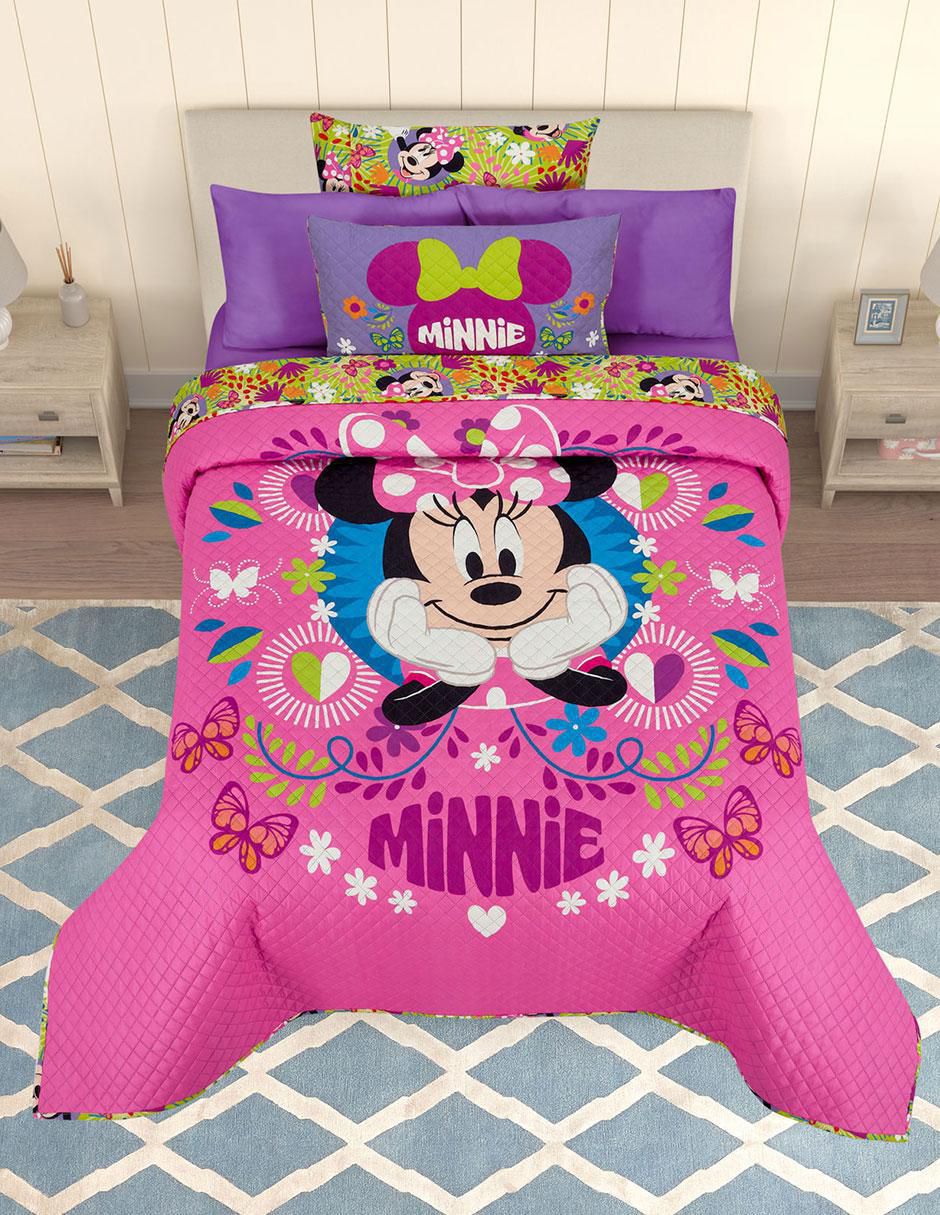 Set de colcha Providencia Minnie Pink
