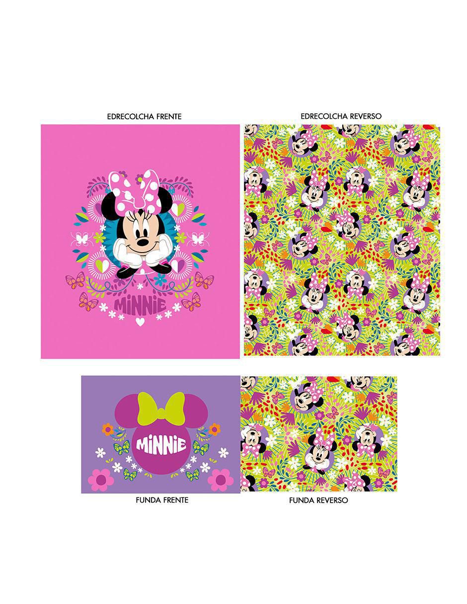 Set de colcha Providencia Minnie Pink