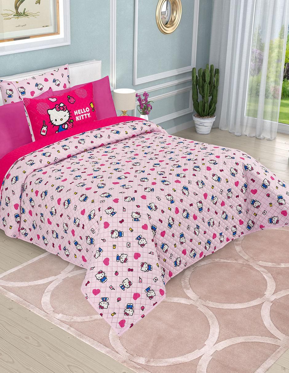 Set de colcha Providencia Hello Kitty Heart Set de colcha Providencia Hello Kitty Heart