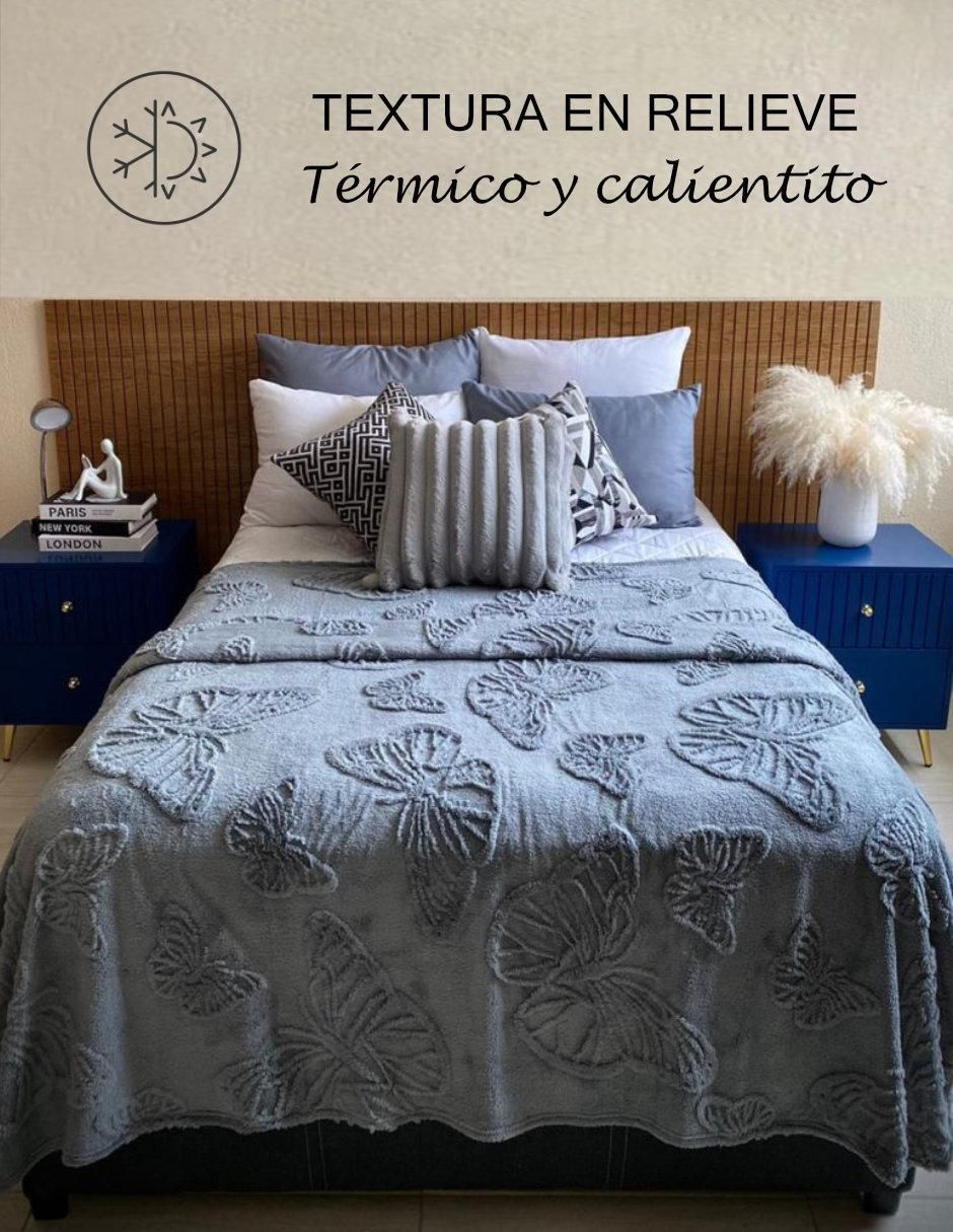 Cobertor estampado texturizado 3