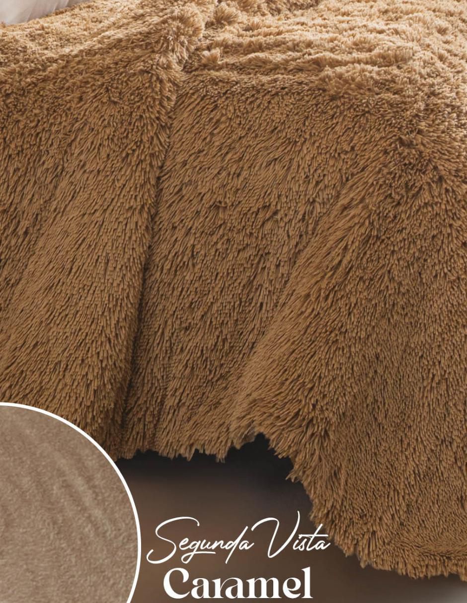 Cobertor Faux Fur Camel 2
