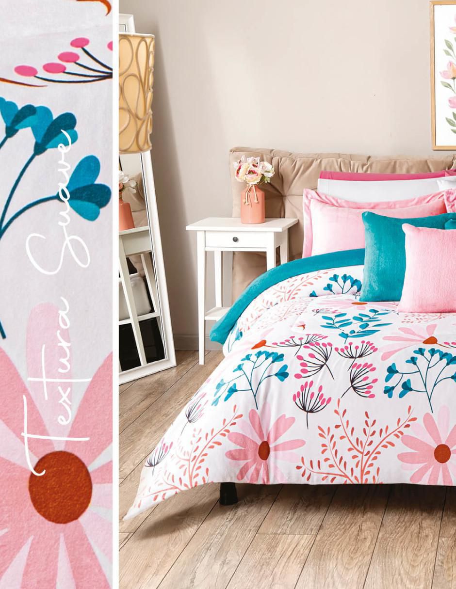 Cobertor  Dandelion Punch estampado floral 2