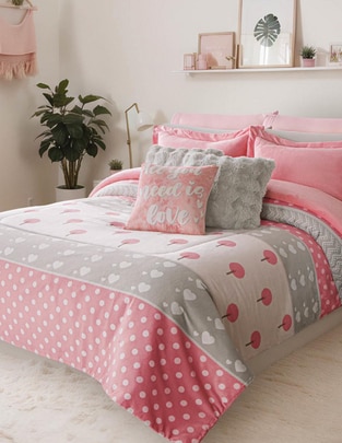 Cobertor Polka Hearts