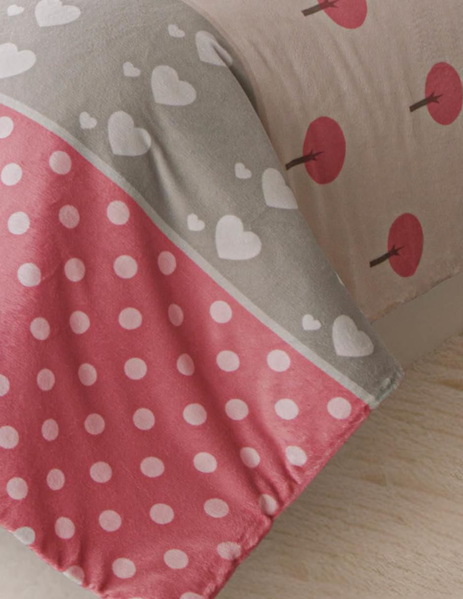 Cobertor Polka Hearts 2