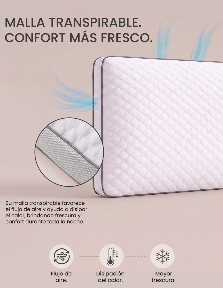 Almohada firmeza suave 10