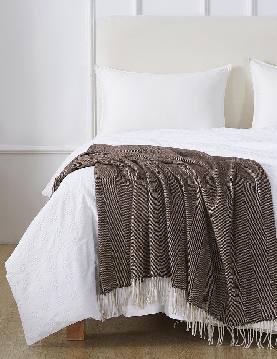 Frazada de tejido suave Herringbone 10