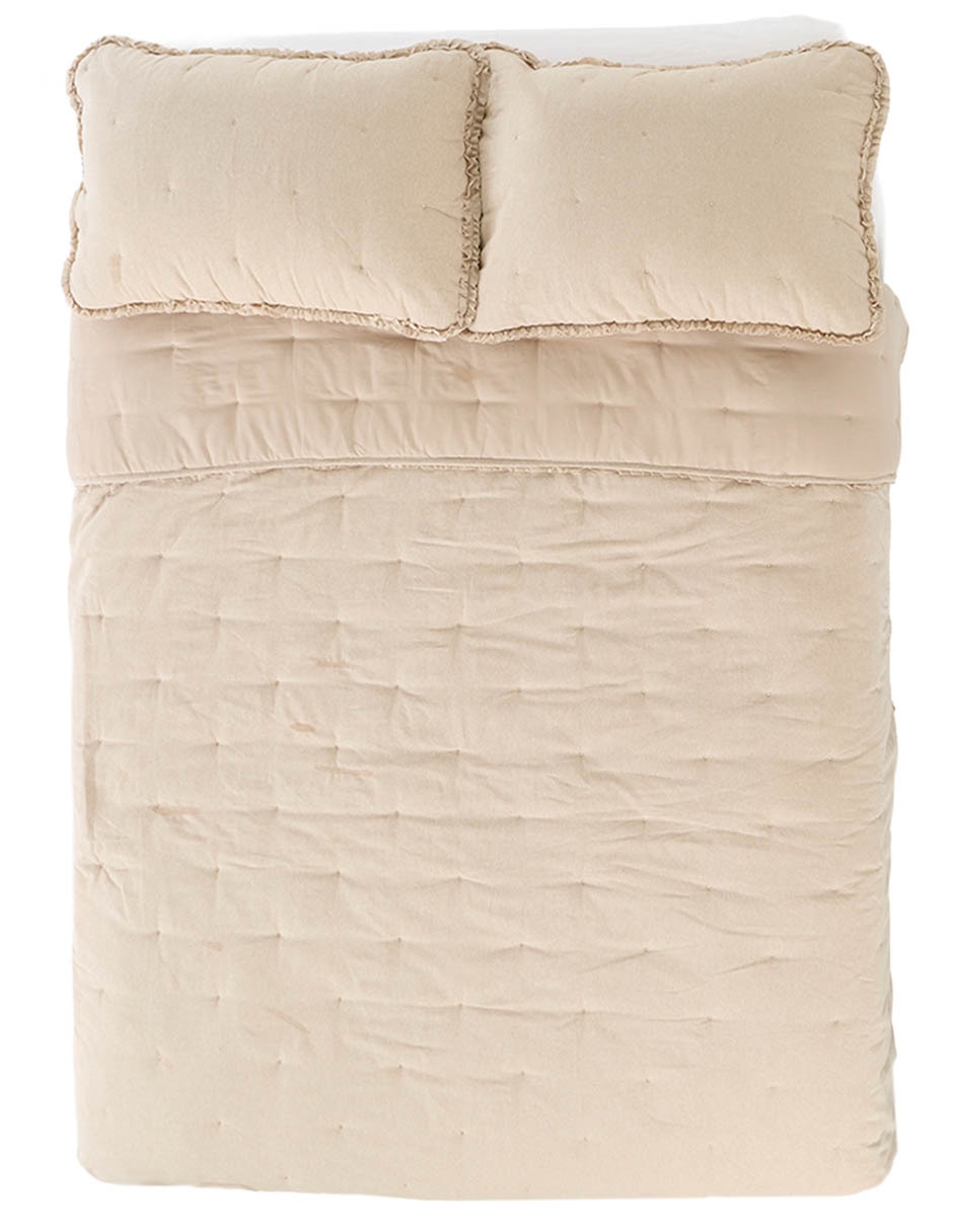 Set de colcha Linen Ruffle 2