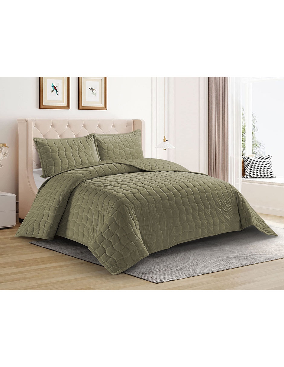 Set de colcha Wave Velvet 2