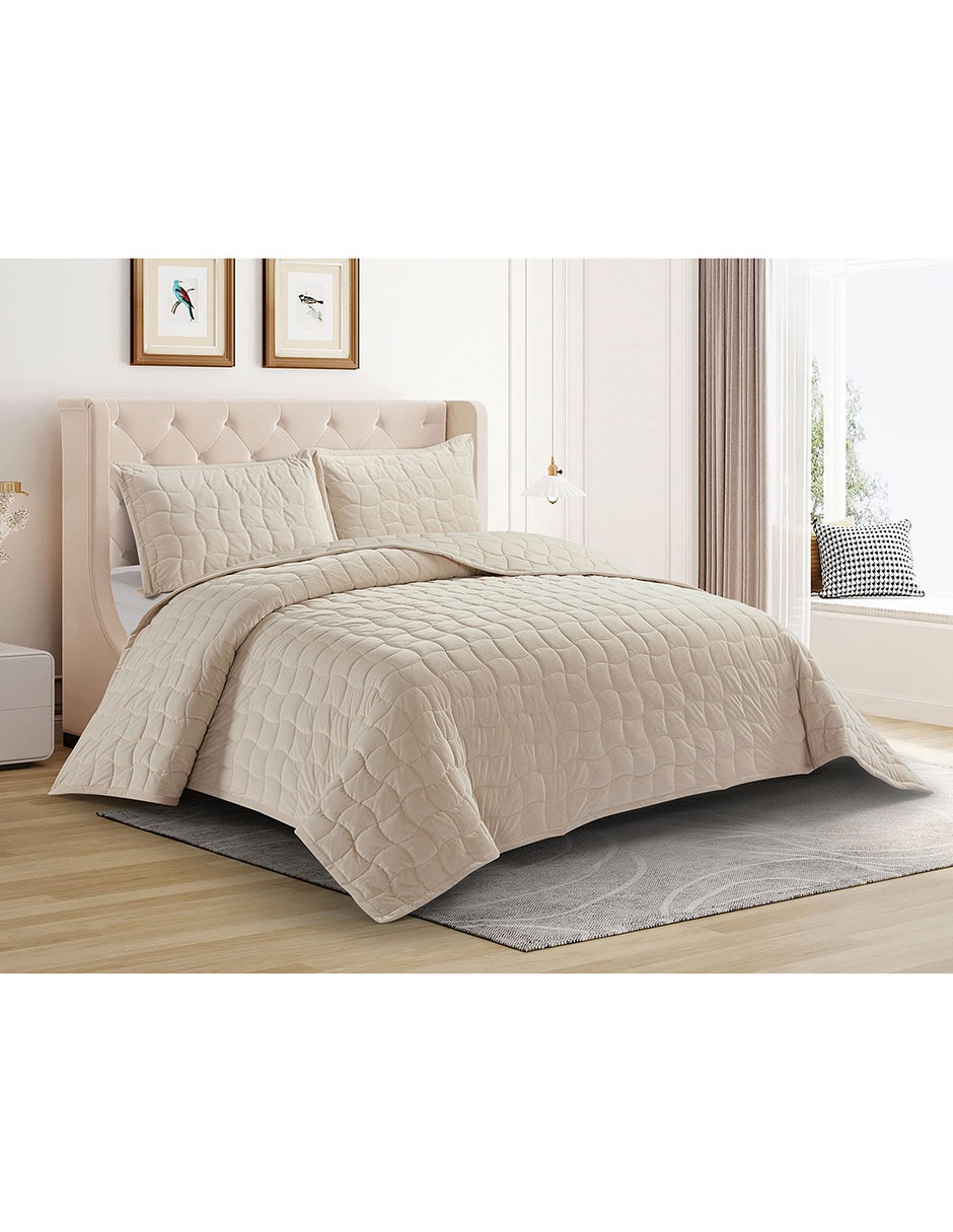 Set de colcha Haus Wave Velvet
