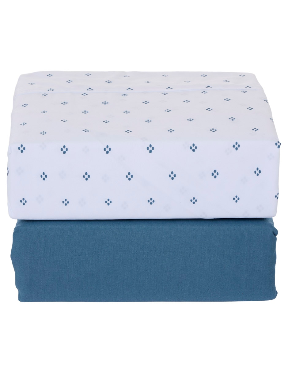 JGO SABANAS TWIN PACK FW25, MAT, AZUL H