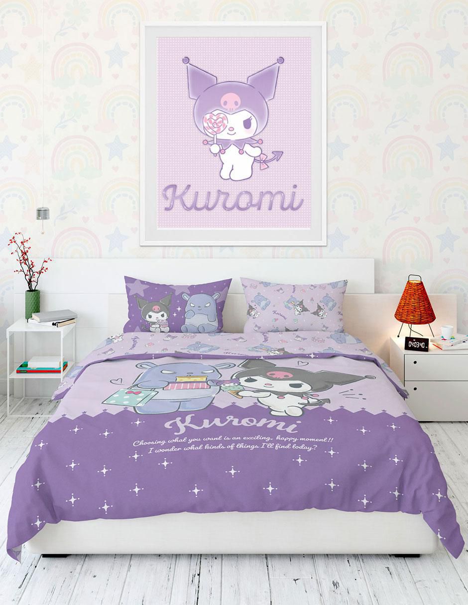 Set edredón Brillo Kuromi 4