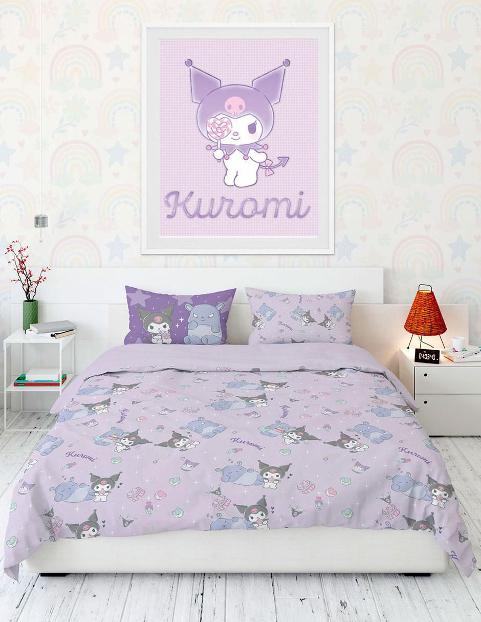 Set edredón Brillo Kuromi Set edredón Brillo Kuromi