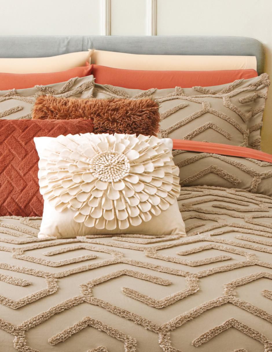 Set edredón Zen Khaki Tufted 3